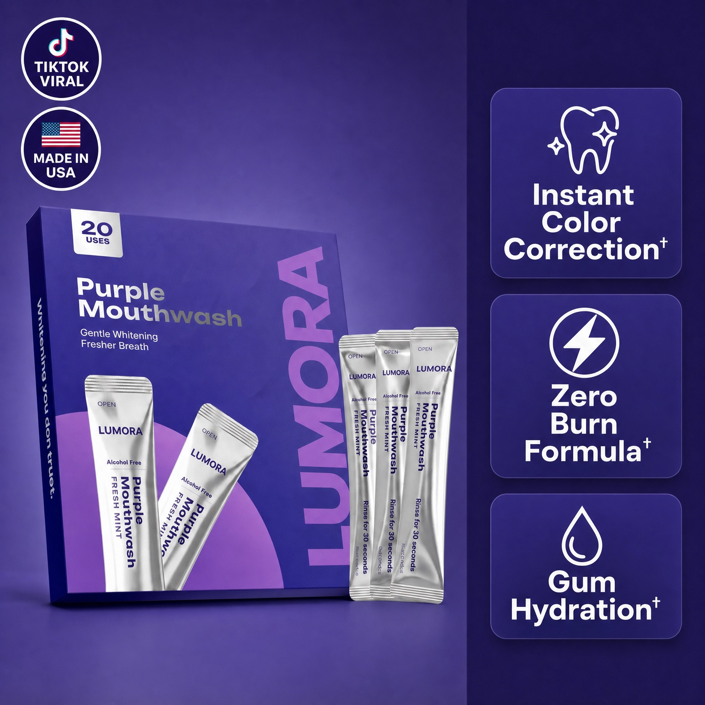 Lumora™ Purple Mouthwash