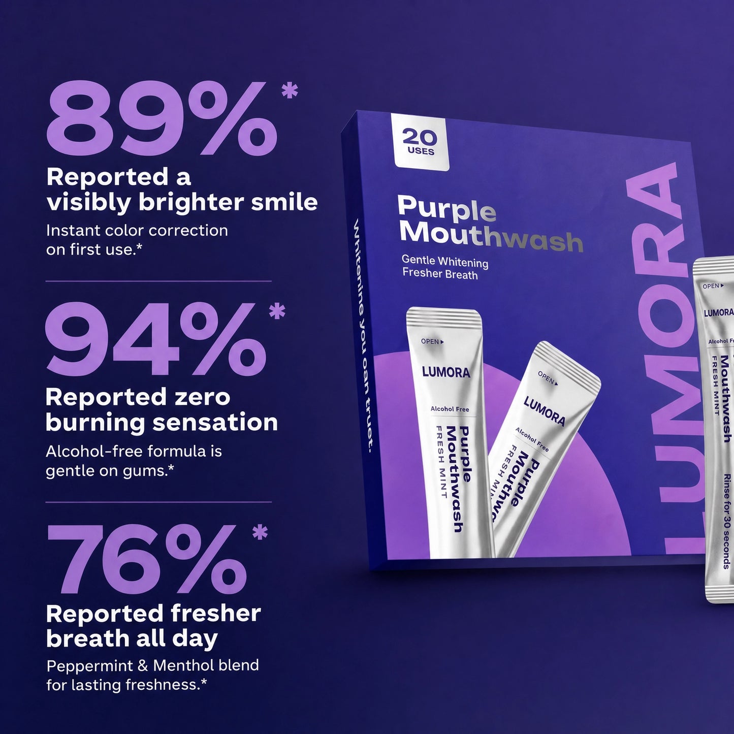 Lumora™ Purple Mouthwash