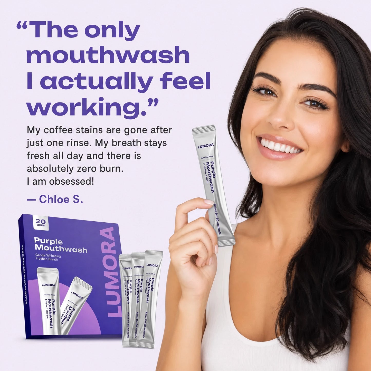 Lumora™ Purple Mouthwash